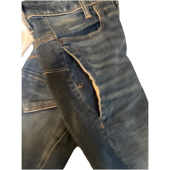 G Star Raw Jeans Mens 28/32 Blue D Staq 3D Slim Waxed Cotton Moto - Picture 6 of 12